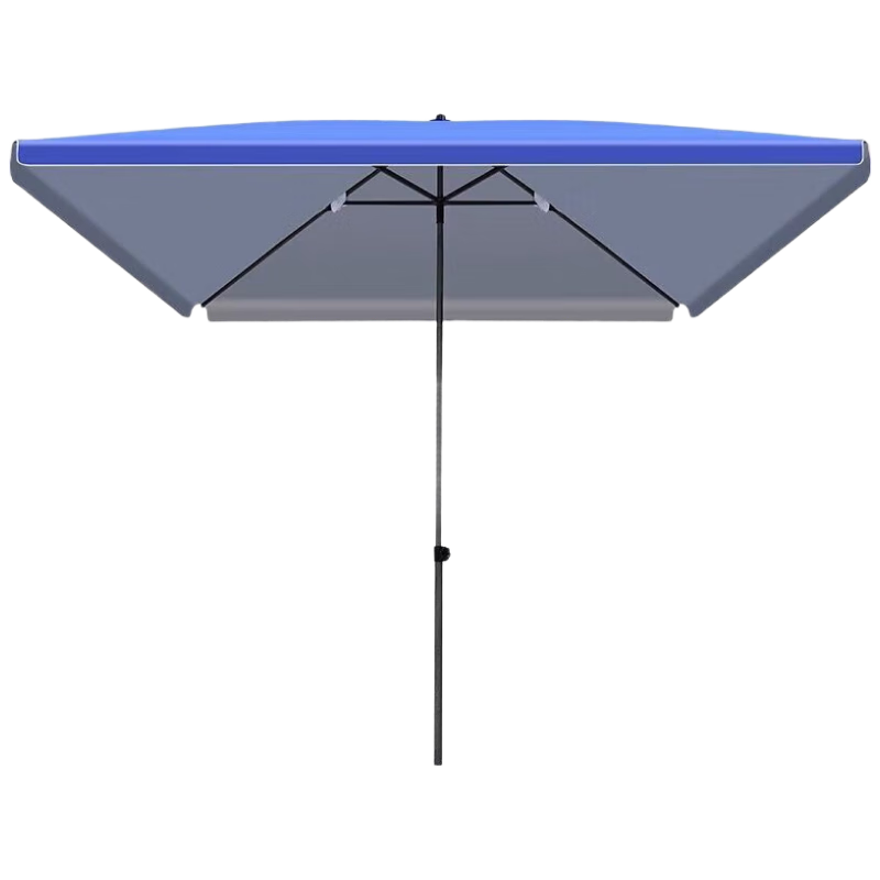 DSRAWMYT Outdoor Sun Umbrella Large Commercial Patio Umbrella Big Market Square Rectangular Rain Shelter Umbrella