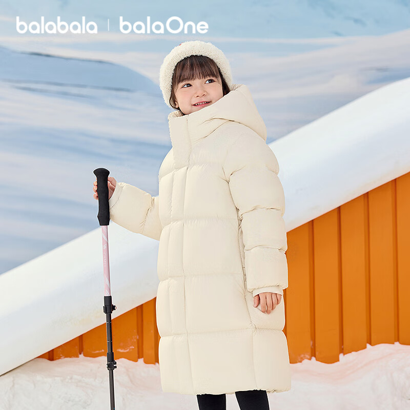 BALABALA Kids Down Jacket Children's Winter 2025 Thickened Goose Down Coat Extreme Cold Warmth 208425107221