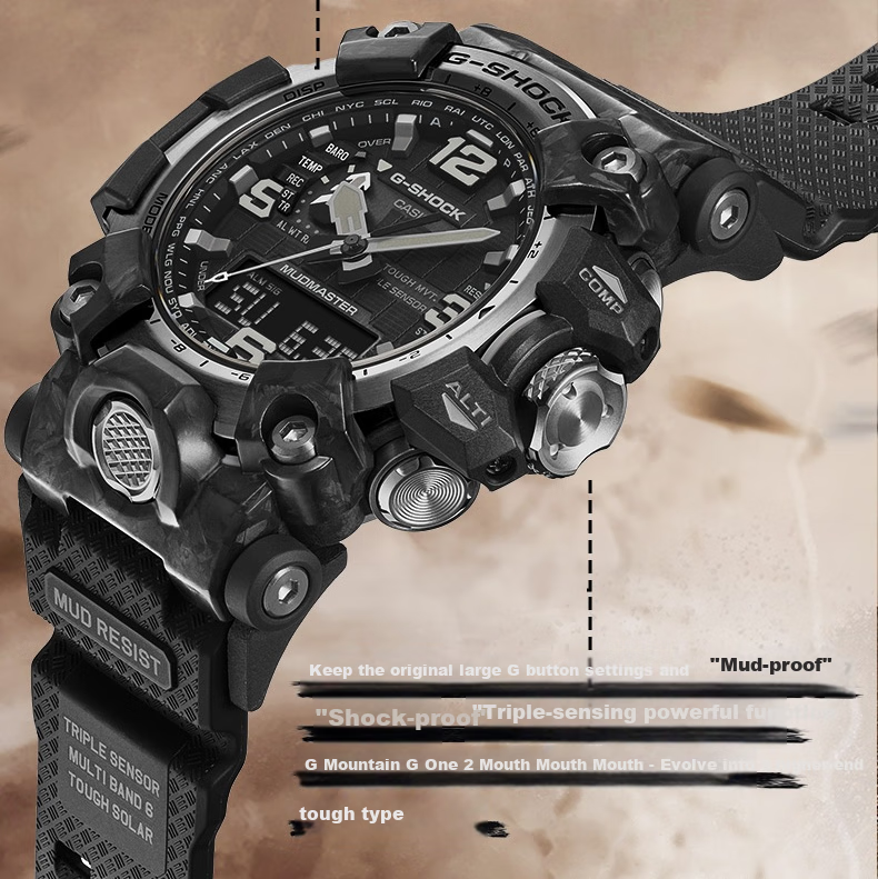 Casio Men's Watch, G-SHOCK Mudmaster Series Sports Digital Watch, Gift for Boyfriend, GWG-2000 9