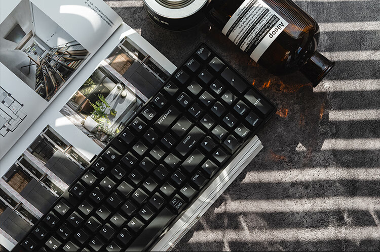 CHERRY K37 Thin Film Keyboard, 98 Keys, Wireless Gaming Keyboard, Office Computer Keyboard with Bluetooth Tri-Mode, RGB Lighting Effects, Compatible with WIN/MAC, Submarine Black 13