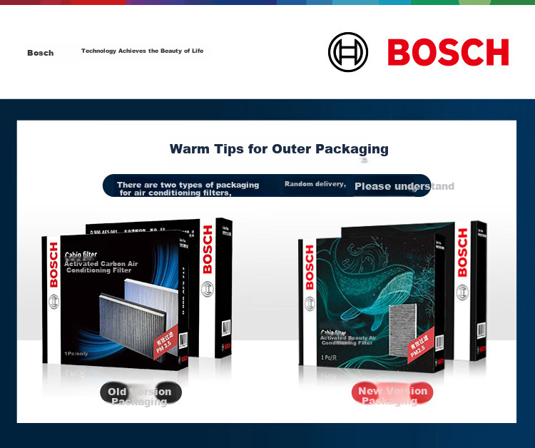 BOSCH Activated Carbon Air Conditioning Filter Element for New Energy Vehicles, Filter Cartridge 4731, Compatible with Roewe R Feifan MARVEL X/R 1