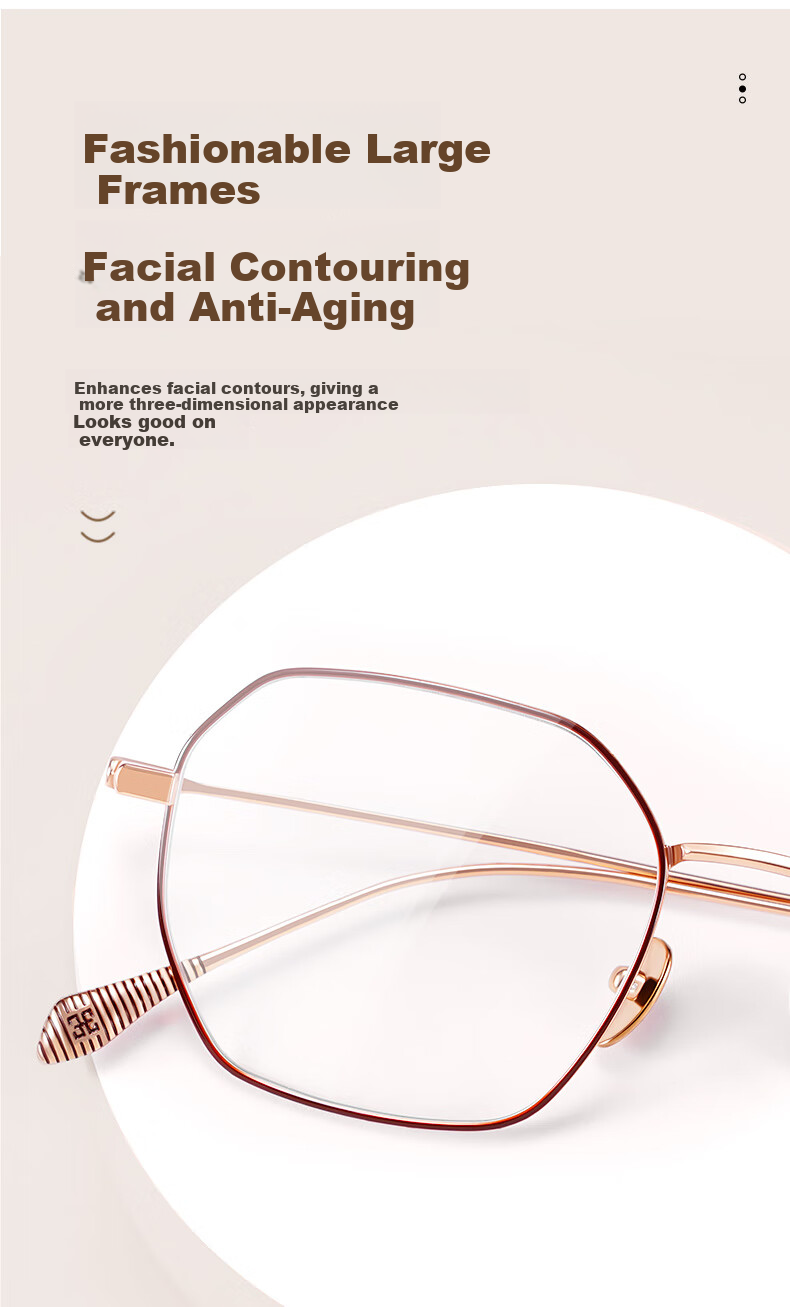 Xiyanghong Anti-Blue Light Reading Glasses, Portable High-Definition, High-Quality Brand Genuine Presbyopic Glasses for Women, A113G, 150 Degrees 6