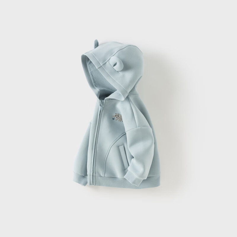 DAVE & BELLA Children's Knitted Jacket Autumn Wear Girls Boys Casual Cute Long-Sleeve Hoodie
