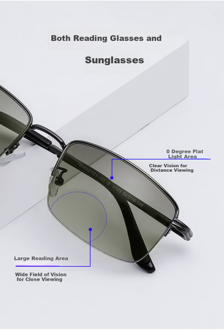 Mr.PuTian Reading Glasses for Men And Women, Bifocal Tinted Sunglasses, High-Definition Reading Glasses for Elderly with Presbyopia 1