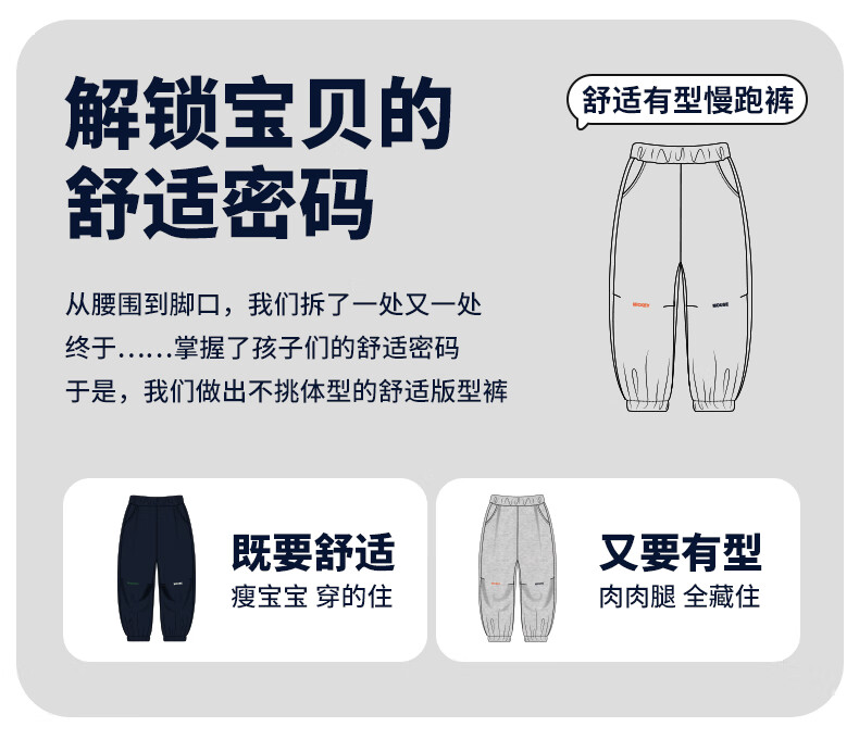Disney Children's Autumn Pants, Comfortable Casual Cartoon Versatile Elastic Ankle-Tied Trousers, K007 Floral Gray, Size 110 1