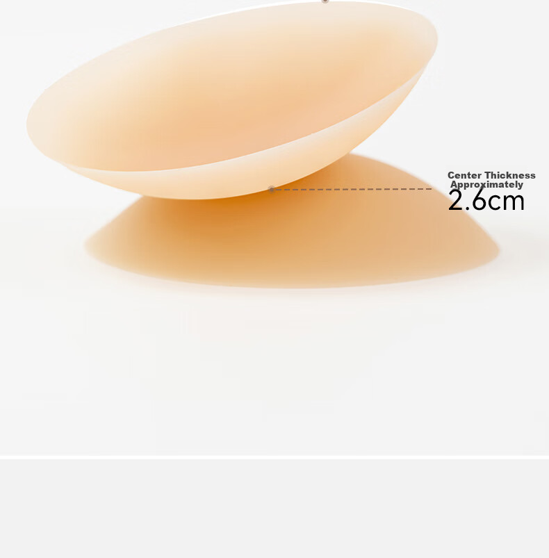 Vcn Pink Breast Petals [Large Chest Style] Porcelain White Skin, Wedding Dress Thin Invisible Silicone Breast Pads for Women, Strapless Anti-Nipple Show 19