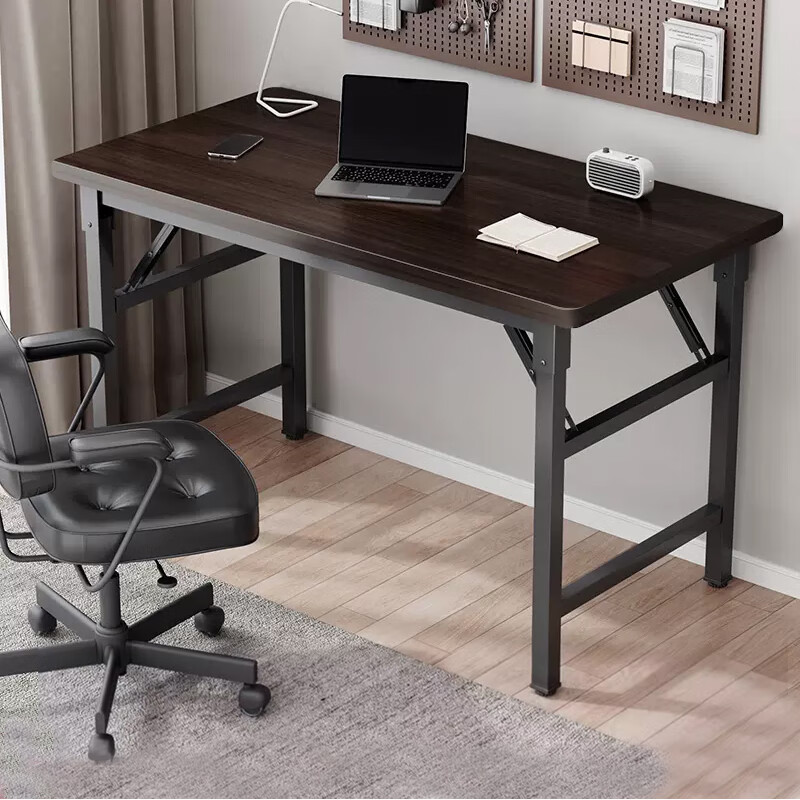 Huakaizhixing Folding Table, Computer Desk, Desktop Study Desk, Writing Desk, Dining Table, Long Table BGZ718 Single Layer 1 Meter