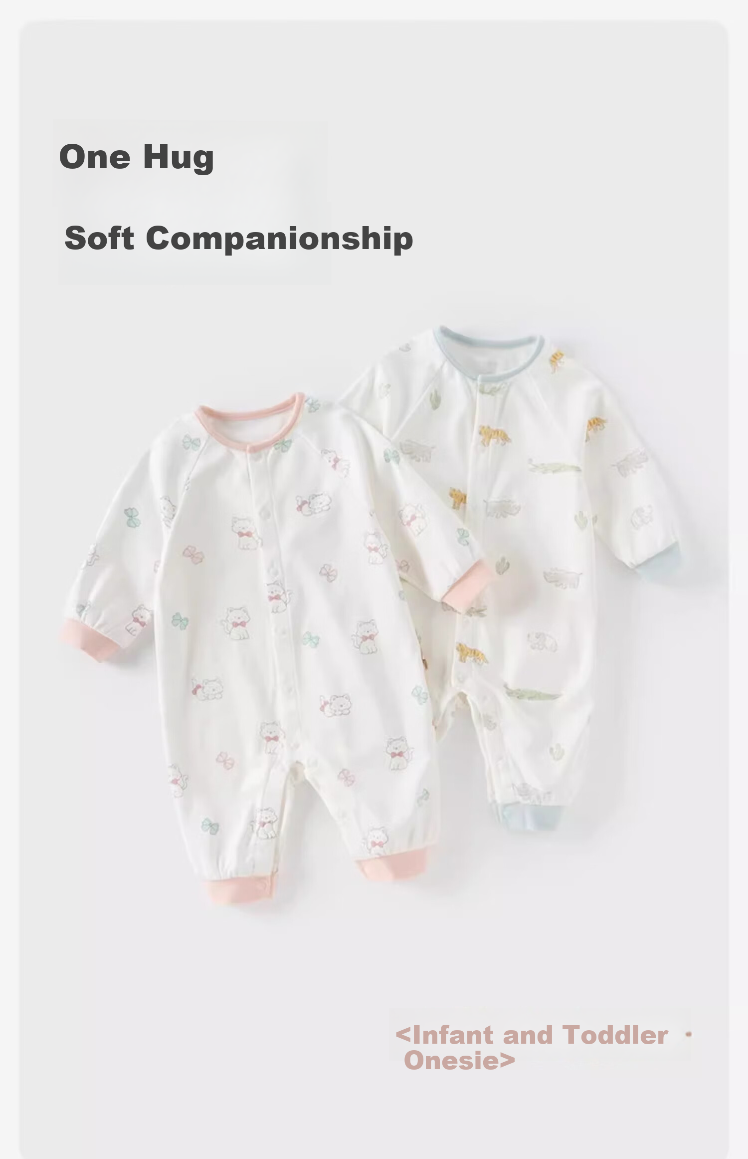 DAVE & BELLA Baby Girl Romper, Newborn Onesie, Spring Outfit for Baby Boy, Infant Bodysuit 1