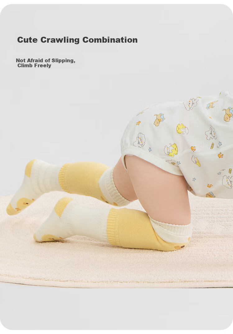 BALABALA Baby Socks, Winter Warm Socks, Infant Short Socks, Cold-Proof Jacquard Knee Protection, 208425172203 5