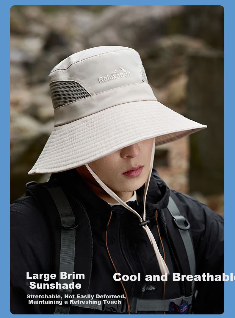 TUCANO Sun Protection Hat, Men's Sun Hat, Fisherman Hat, Fishing Hat, Hiking Hat, Sun Hat, Outdoor UV Protection Cap for Me 4