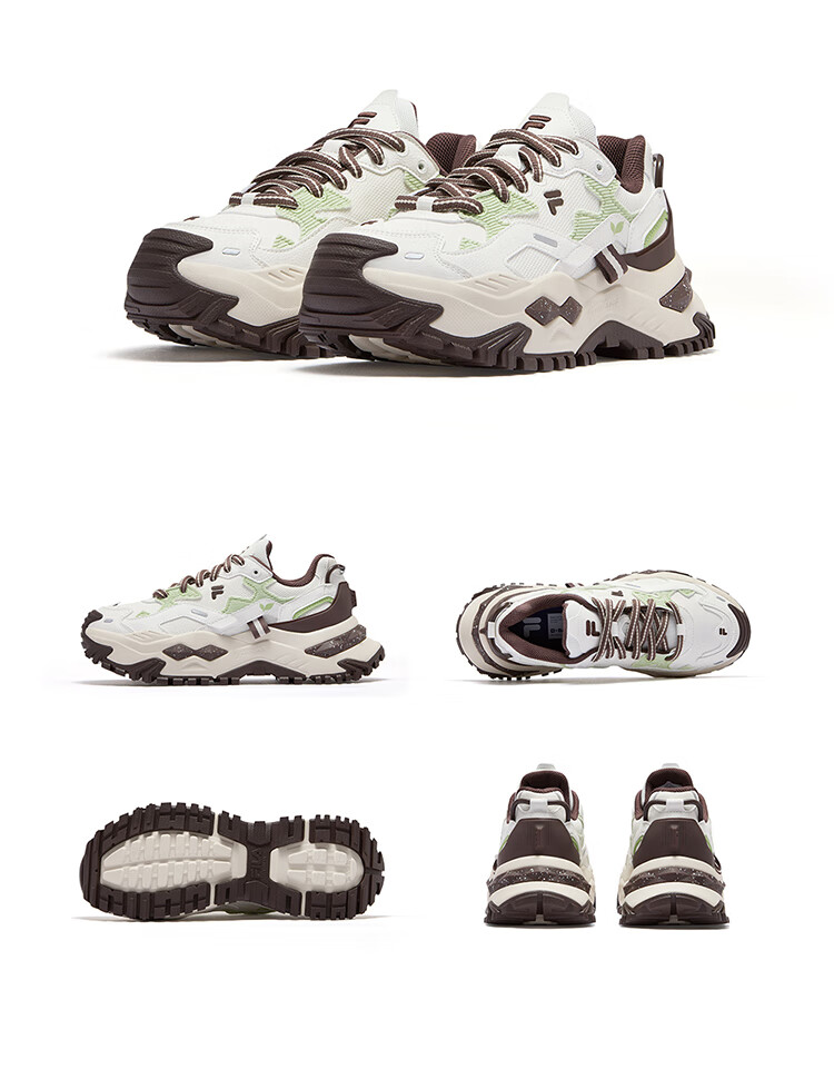 FILAFUSION Fila Trendy Women's Shoes BIANCO Platform Winter Candy Dad Sneakers 47