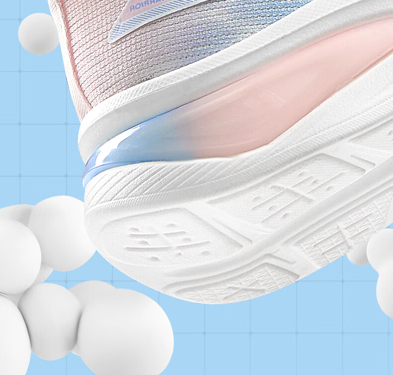Warrior Official Women's Sports Shoes Spring Summer New Thick Sole Casual Shoes 1611 White Blue Pink Size 38 14