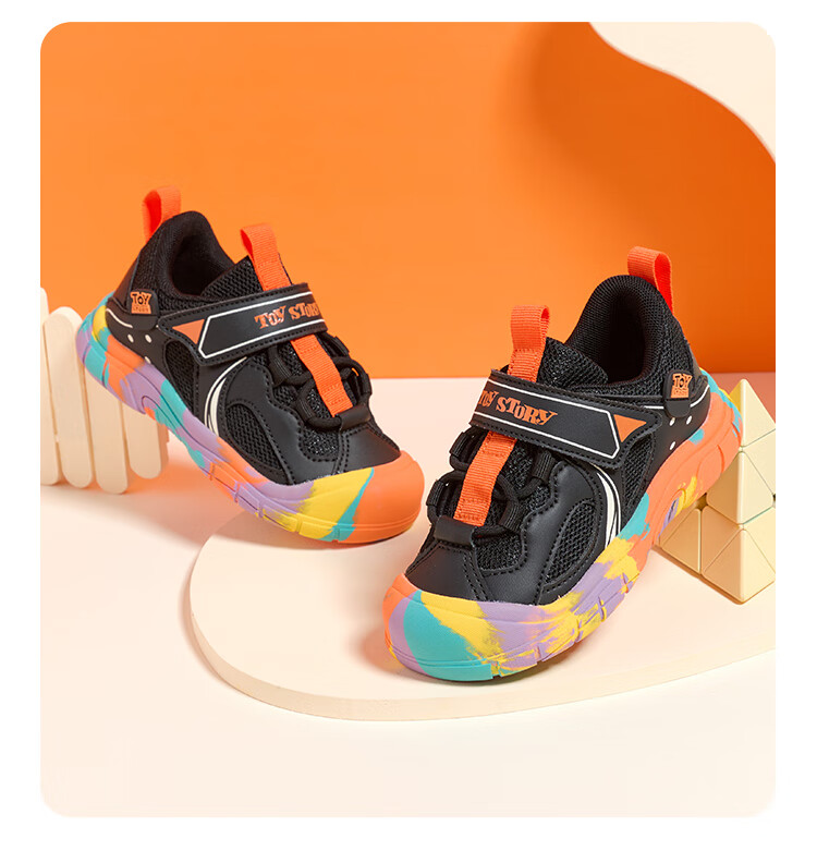 Disney Kids Sports Shoes Toddler School Casual Breathable Durable Fashion Running Shoes Light Gray Size 26 22