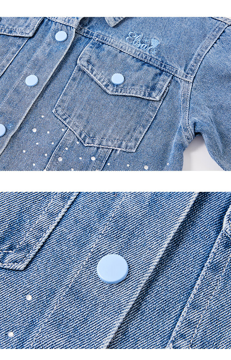 Disney Autumn New Stylish Casual CYZ24C566 Denim Jacket Blue 110 3