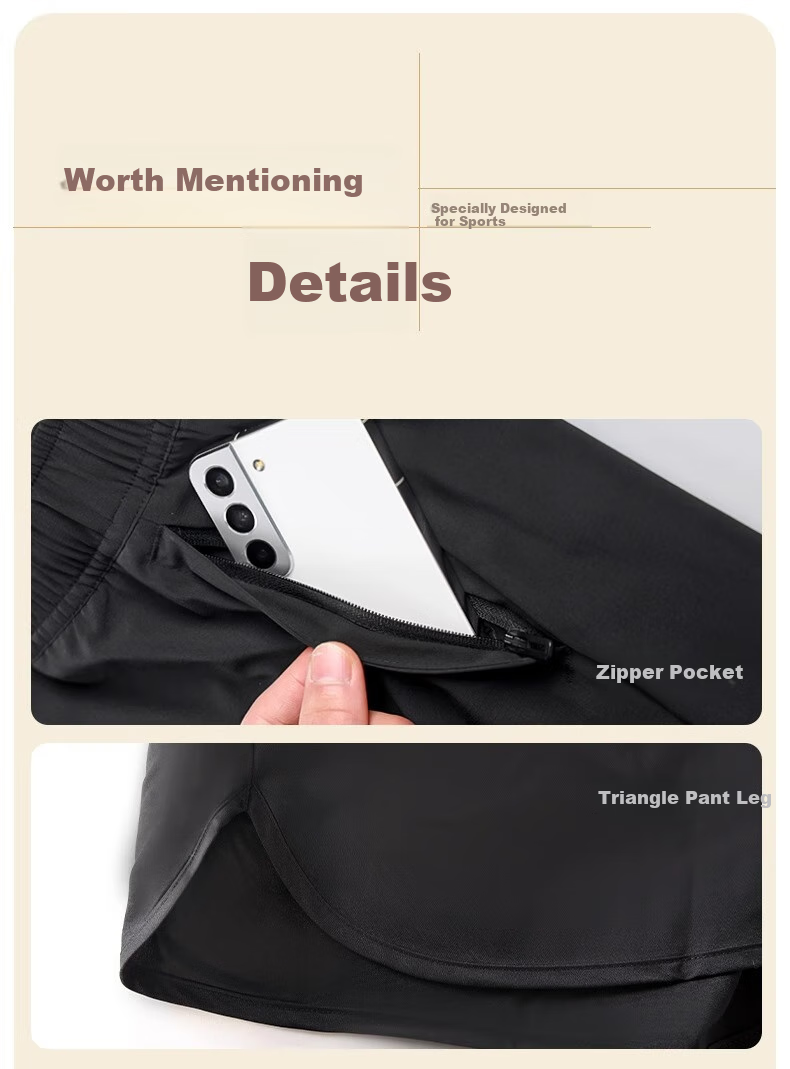 Li-Ning Women's Sports Shorts, Summer New Style, Running Ice Silk Quick-Dry Casual Beach Shorts, Yoga Loose Three-Quarter Length Pants, Size M 19