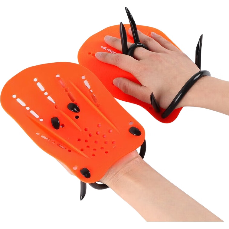 Ласты для плавания YINGFA Freestyle Arm Training, для начинающих, тренировочное оборудование, размер S, оранжевый