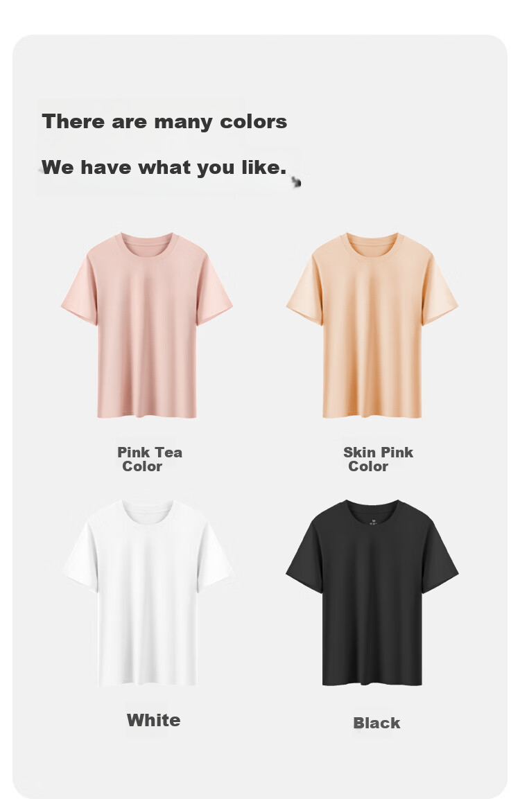 MiiOW Women's T-Shirt, Summer Lightweight Cotton Modal Cool-Feeling Short-Sleeve Round Neck Casual Versatile Undershirt 7
