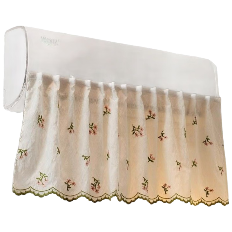 Fanyejia Air Conditioner Wind Deflector, Anti-Direct Blowing, Air Guide Cover, Universal Hanging Style, for Babies And Postpartum Women, No Drilling Required, Fabric Wind Shield