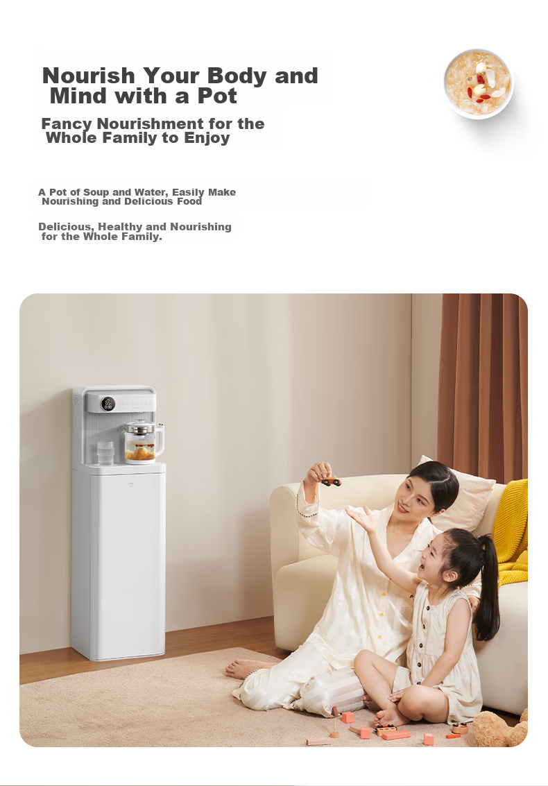 JMEY Instant Hot Water Dispenser, High-End Smart Tea Bar Machine for Home Use, Direct Drinking Machine, Bottom-Loading Water Tank, Electric Kettle, All-In Machine for Living Room And Office, C5PLUS 16