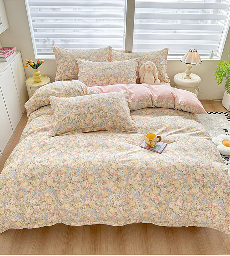 Urban Beauty 100% Cotton Duvet Cover Single Pure Cotton Student Dormitory Bedding 200x230cm 4