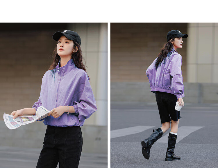 Dme Neon Sweetheart Spring Dopamine Solid Color Zipper Casual Comfortable Loose Fit Short Women's Jacket 12
