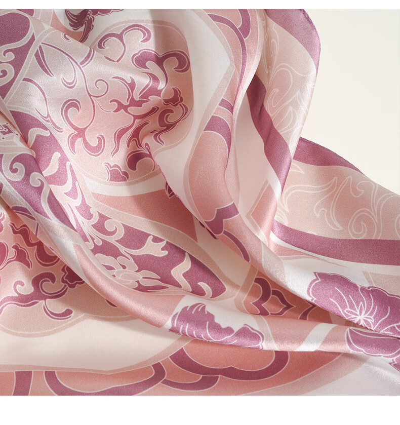 Hangsilu Silk Scarf Sleep Mask Set, Mulberry Silk Shawl, Gift for Mom Or Wife, Mid-Autumn Festival High-End Practical Birthday Present 17