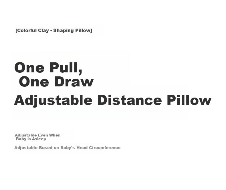 Qicaiboshi Baby Shaping Pillow, Newborn Xiaomi Correction Flat Head Type, Spring And Summer Style, for Babies Aged 0-1 Years Old, Tencel Children's Pillow 7