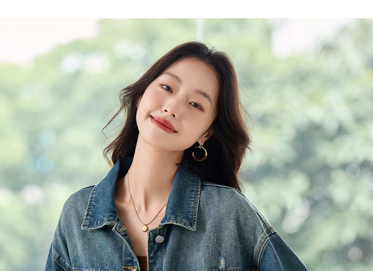 Pincai Women's Denim Jacket Trendy Retro Double Pocket Design Casual Versatile Top P53D006 27
