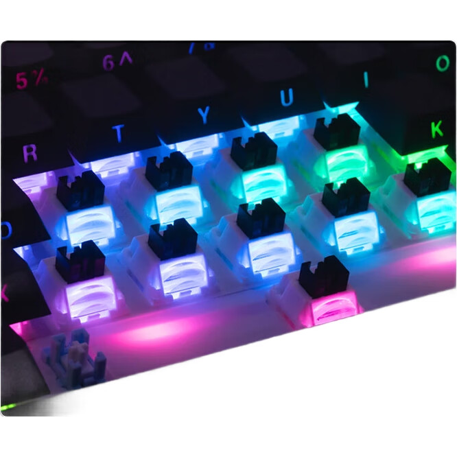 Механическая клавиатура DAREU A98 Professional Edition, 98 клавиш, беспроводная, RGB, белый дым синий