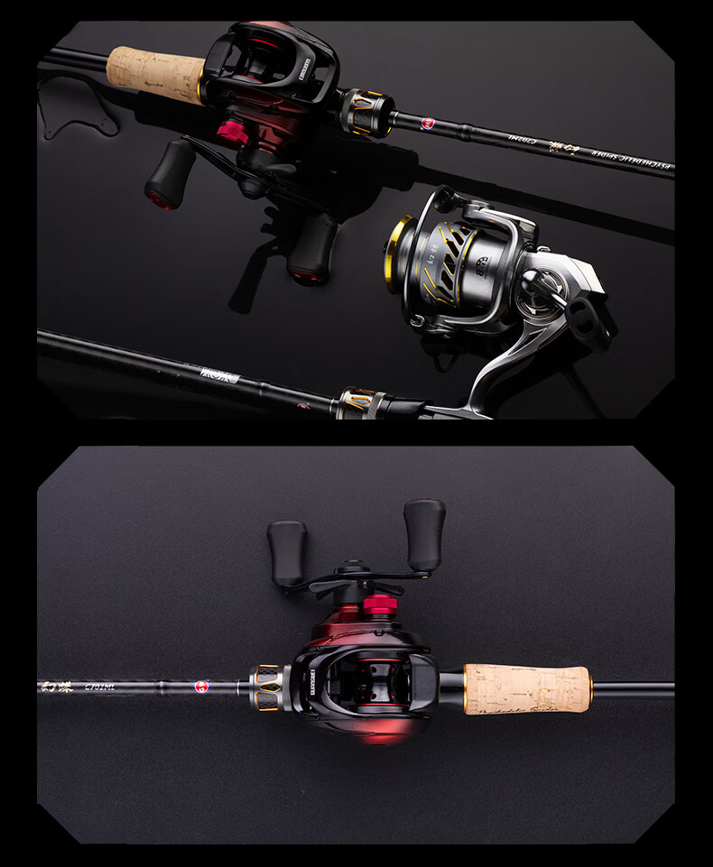 GW 2.1m ML Straight Handle Phantom Spider Lure Fishing Rod Universal Bass Pike Blackfish Long Cast Spinning Rod 14