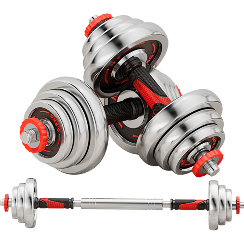 HUAYA Electroplated Dumbbells, Adjustable Weight, Men's Barbell Set, Home Fitness Equipment, 15kg
