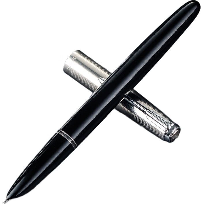HERO Fountain Pen 616 Upgraded Student Fountain Pen, Black, Iridium Nib Ink Pen for Daily Writing And Calligraphy Practice, F Nib