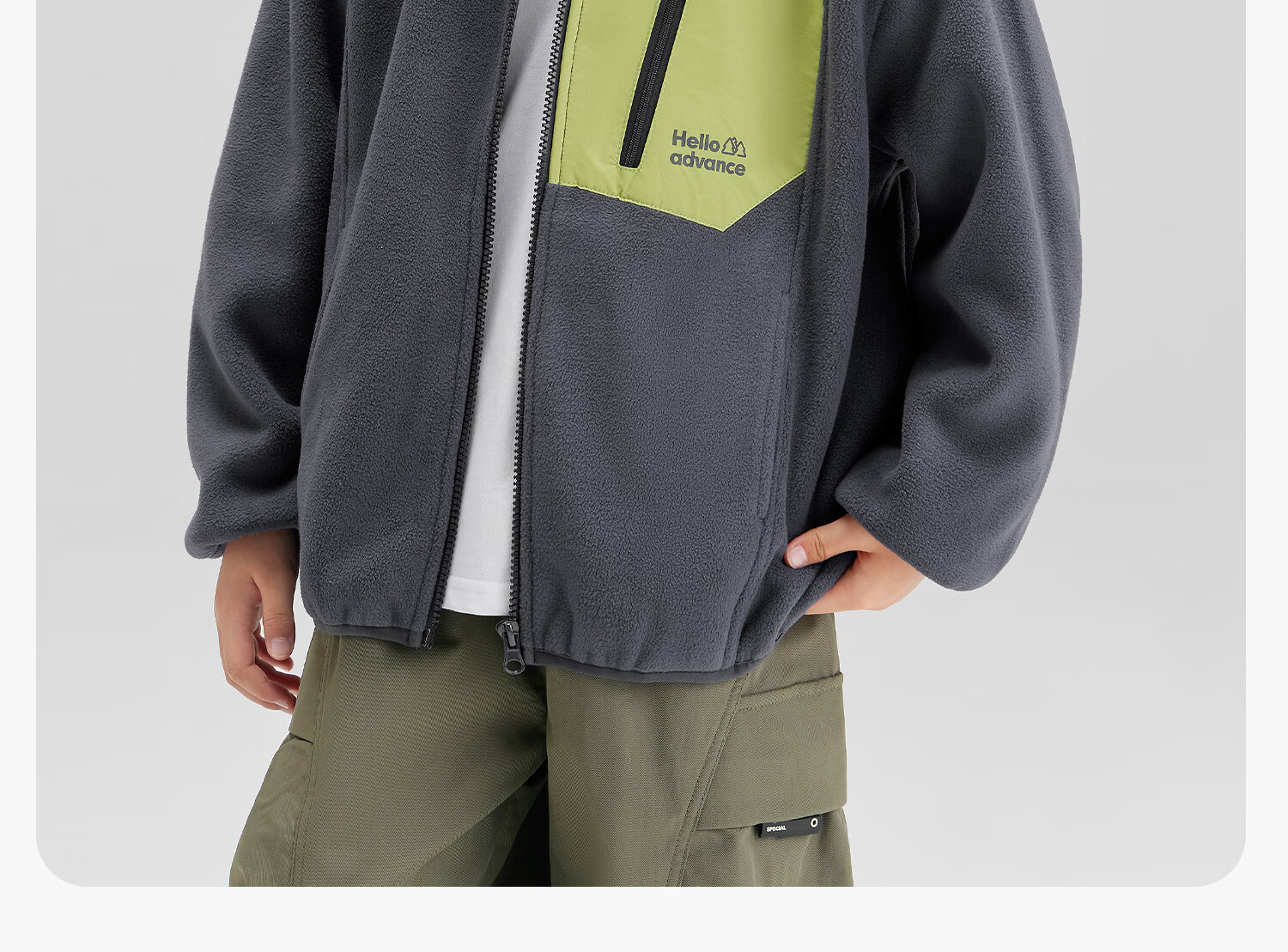 Zuoxi Boys' Fleece Jacket, 2026 New Spring Outerwear, Children's Heat-Resistant Anti-Static Fleece Coat, Blue, Size 150 38