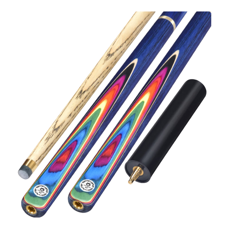Aomi Queyu Pool Cue, Detachable Tip, Snooker Cue, Black 8 Chinese Style Black Eight Billiard Cue, 16 Colors, 11.5mm