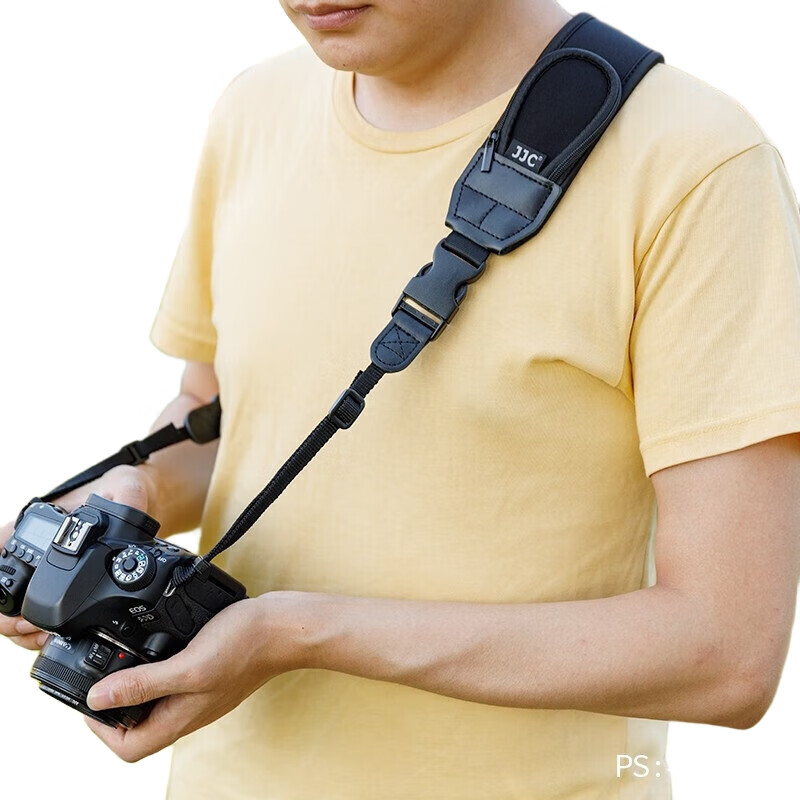 Ремень для камеры JJC NS-Q2, наплечный ремень для DSLR и беззеркальных камер, совместимый с Canon, Nikon, Sony, Fuji, черный