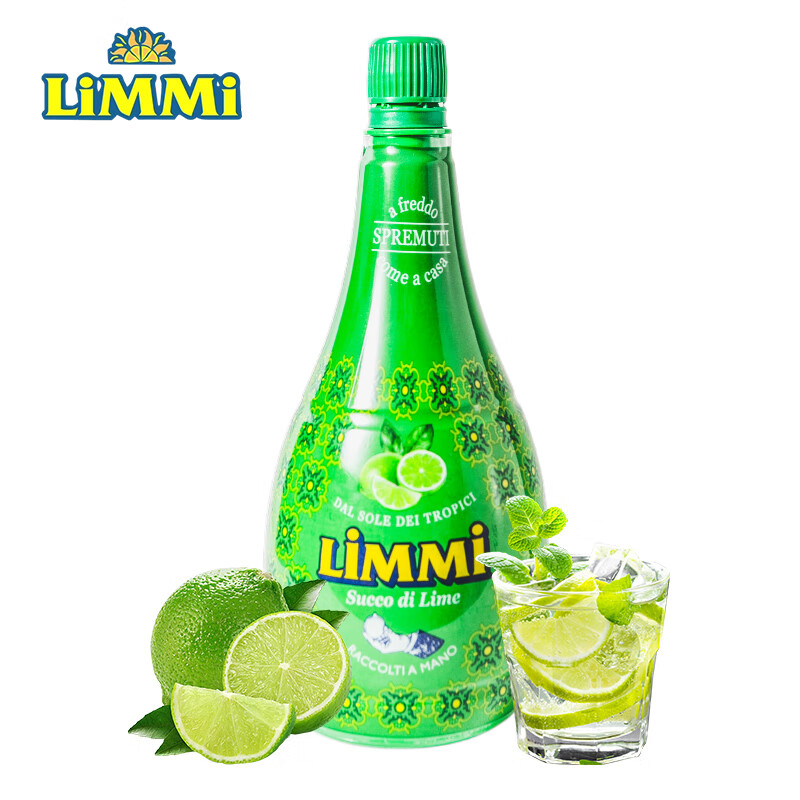 丽米（LIMMI）意大利进口青柠汁125ml 柠檬汁烘焙蛋糕调味调酒冲饮维生素C 