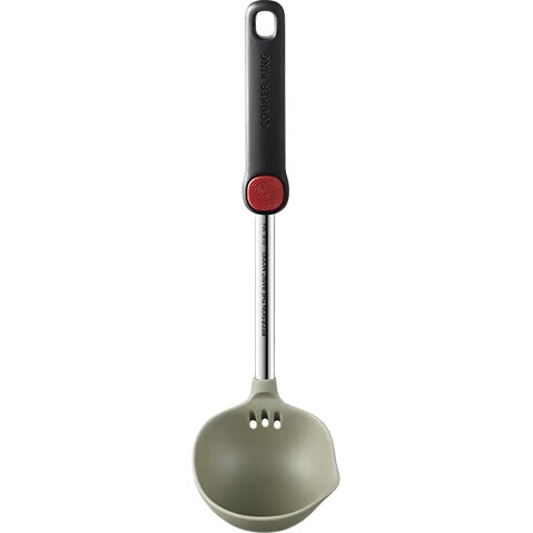 Половник COOKER KING из силикона, жаропрочный, для горячего, антипригарный, 34.5 см