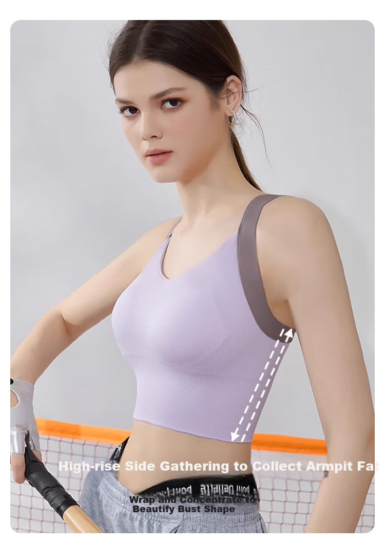 FitonTon Sports Bra for Women, Push-Up, Anti-Shock, Fitness, Anti-Sagging, Yoga Wear, Training Bra, Beautiful Back Bra for Outer Wear 5