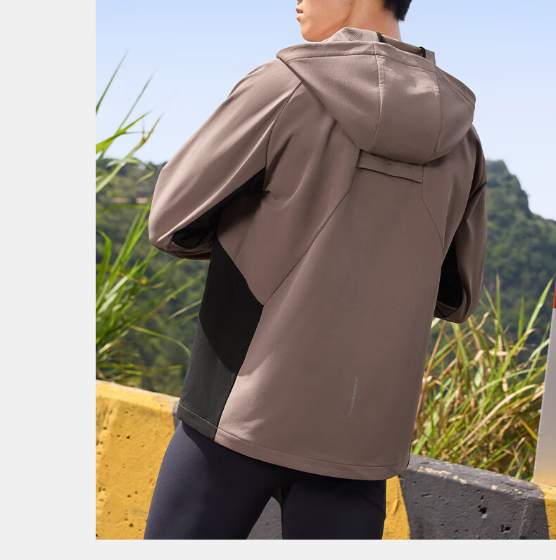 361° Men's Autumn Rainproof Water-Repellent Sports Casual Outdoor Running Jacket Windbreaker 652532605-2 8