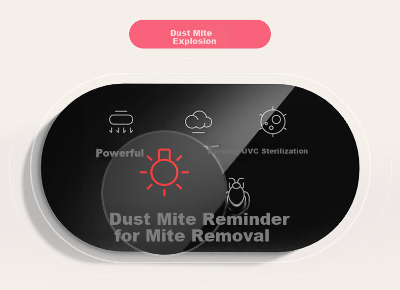 Midea Infrared Dust Mite Remover, Pet Hair Vacuum BC3 Max, High-Temperature Sterilization And Mite Removal, Bed Vacuum Cleaner All-In Machine for Dust And Mites 9