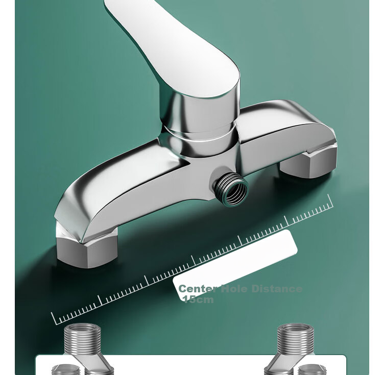 MEJUE Shower Faucet, Bathroom Hot And Cold Mixing Valve, Brass Thickened Concealed Installation, Shower Switch, Mixing Valve Z-013182 12