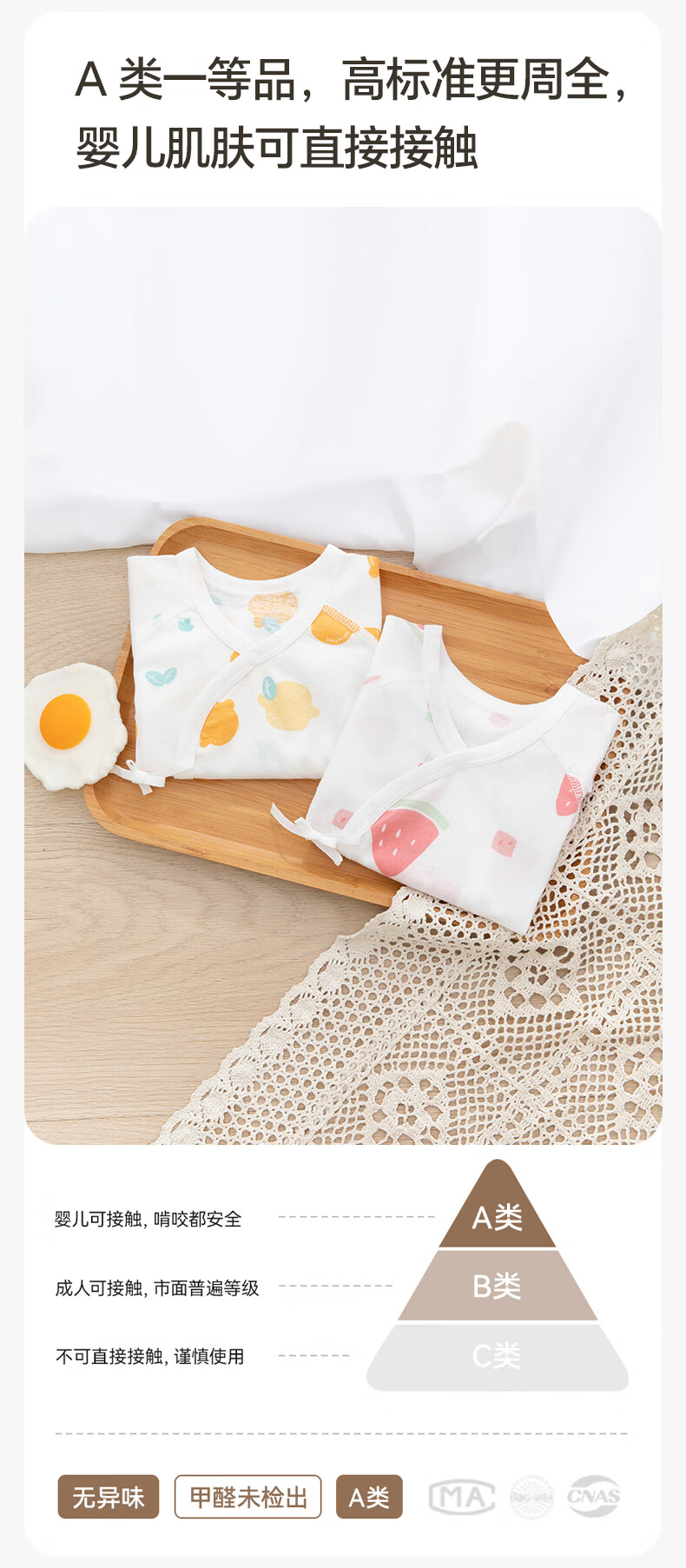 Babyprints Baby Romper 2-Pack, Newborn Summer Thin Onesie, Pure Cotton Short-Sleeve Triangle Bodysuit, Yellow, Size 59 1