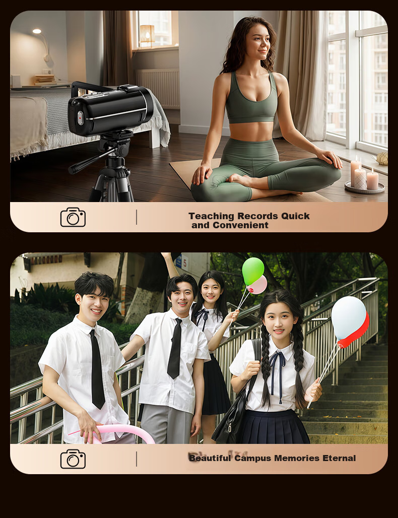 ORDRO B320 Camera, High-Definition Digital Handheld DV Recorder, for Conference Live Streaming And Recording / Home And Travel Filming, Vlog Short Video Beauty Camera with Integrated Recording And IR Night Visio 7