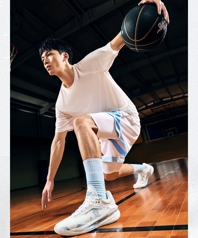 Xtep Yang Haozhe PE Lingji 3 Men's Basketball Shoes Breathable Stable Support Lightweight Durable Guard Shoes 5