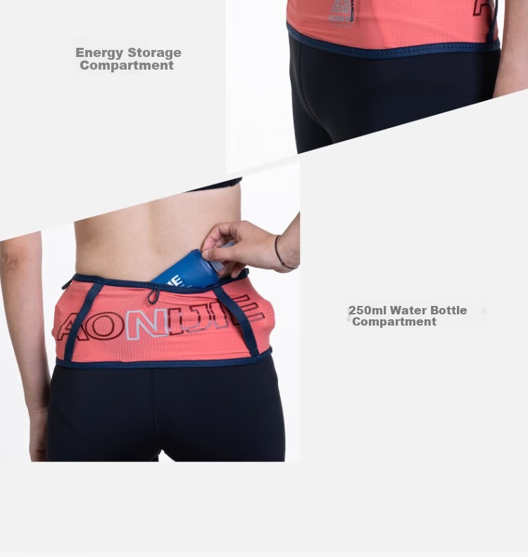 AONIJIE Running Waist Pack for Men And Women, Sports Waist Belt, Outdoor Fitness Hiking Marathon Invisible Phone Pouch 12