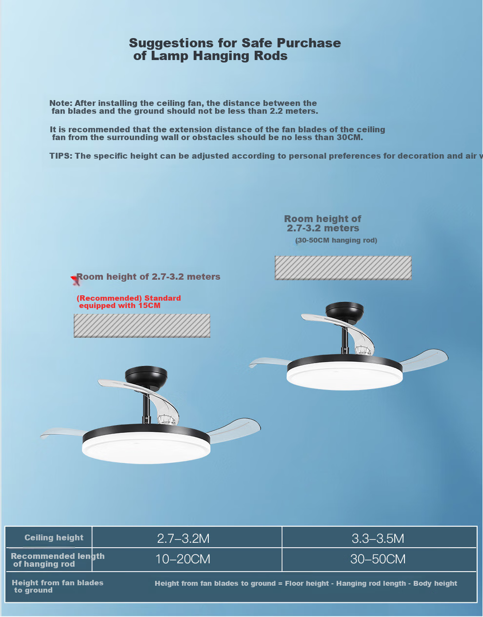 NVC Lighting Fan Light, Ceiling Fan Light for Dining Room And Bedroom, Nordic Style, High Color Rendering Index, Ultra-Thin, Variable Frequency, Simple Black Design, 42 Inches, 36 Watts 16