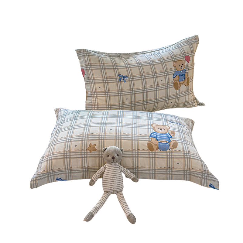 AVIVI Class A Pillowcase Pair Pure Cotton Home Use Single Cotton Pillowcase Pillow Core Cover Floating Cloud First Dream 48*74cm