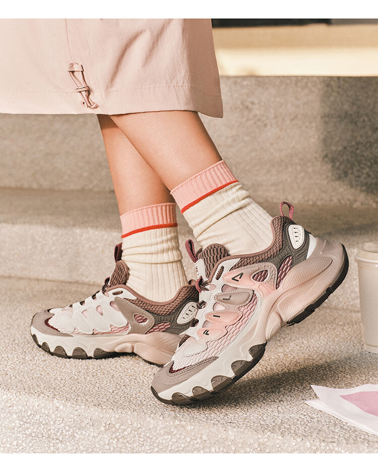 FILA Mushroom Sneakers Modern Sports Shoes Women's Autumn Winter Thick Sole Casual Dad Shoes 21