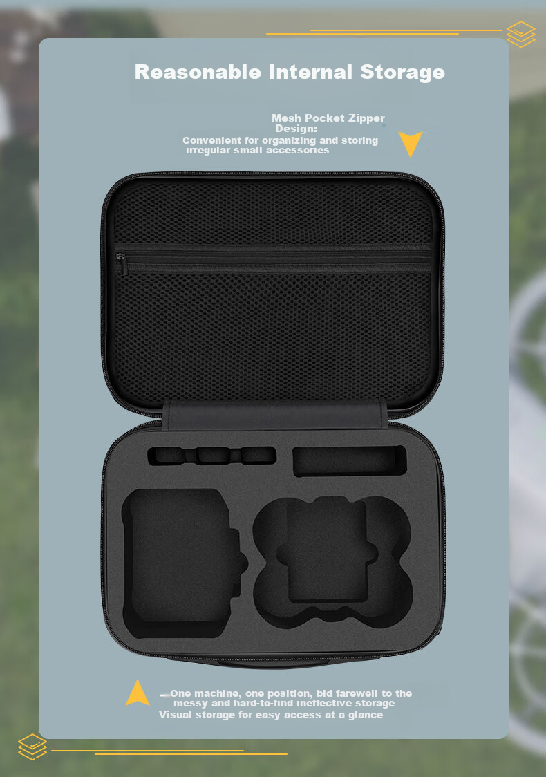 Qiye Storage Bag, Hard Shell Organizer Box, Password Lock, Suitable for DJI Neo Drone Accessories Storage Case, Single Shoulder Bag, Crossbody Bag, Handheld Case 2