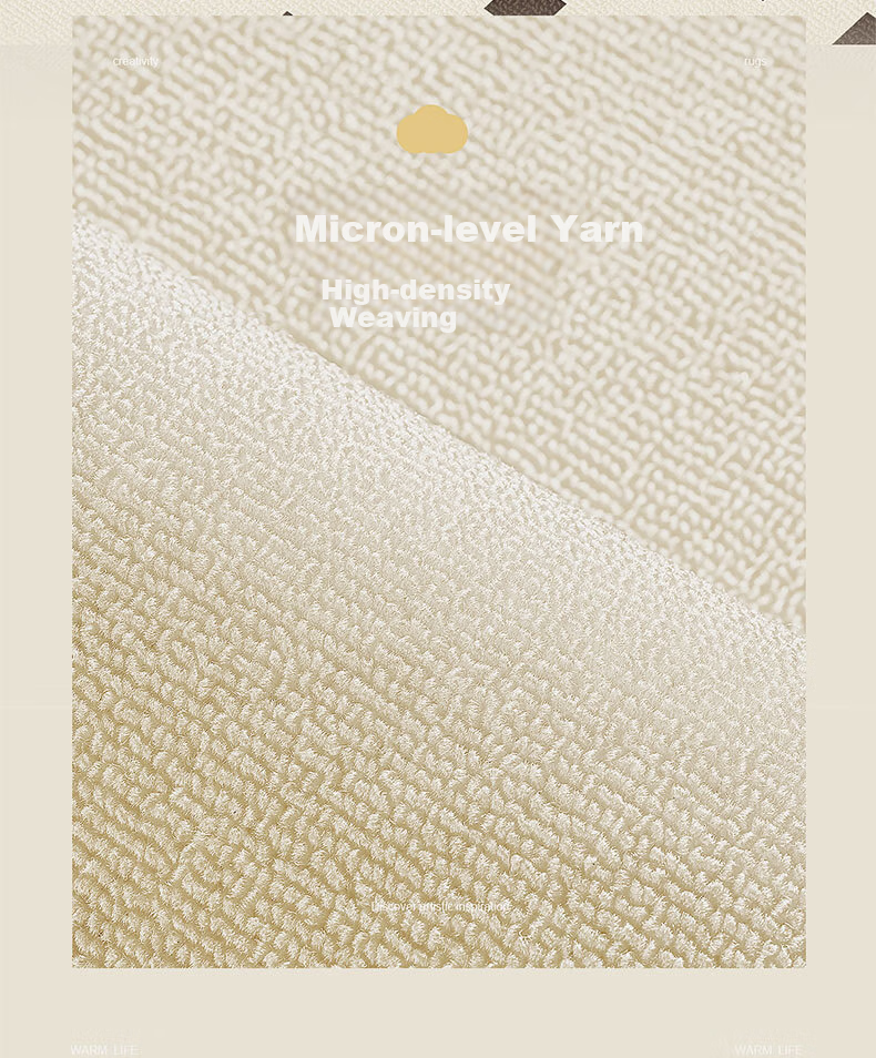 MOON TIME Crystal Velvet Living Room Carpet, Skin-Friendly Comfortable Dirt-Resistant Non-Slip, Golden Radiant, Luxurious High-End, 160*230cm 10